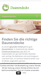 Mobile Screenshot of daunendecke.org